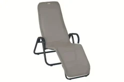Acamp Gesundheitsliege Calypso 137x75x107 cm anthrazit/taupe