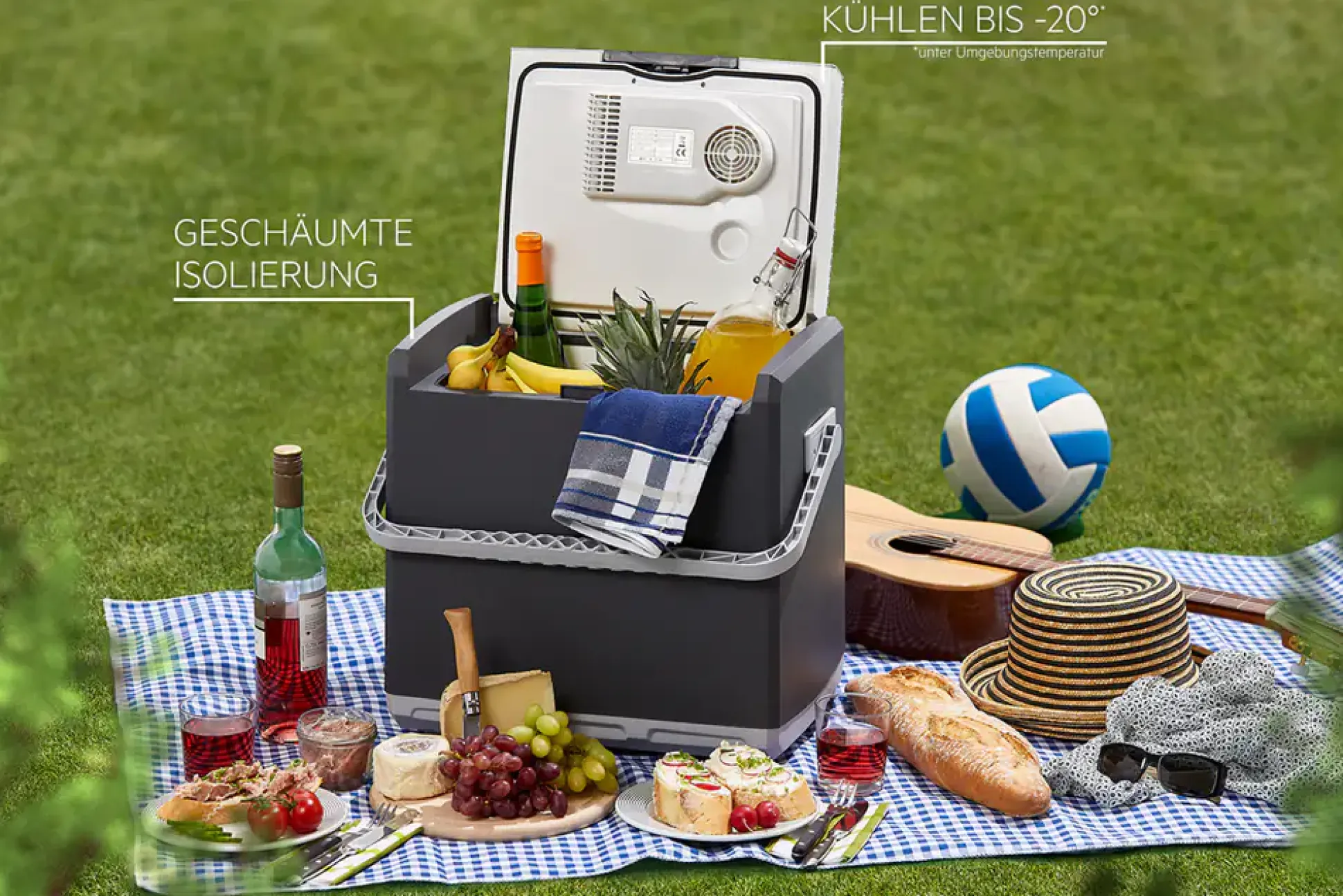 AEG Kühlbox KK28 mit 12V/230V Anschluss