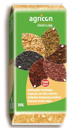 Agricon Hackschnitzel Garten natur 50 L