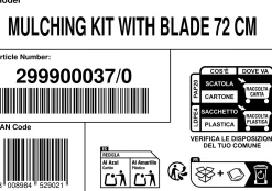 Alpina Mulchkit für Rasentraktor AT2 72 A