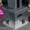 Ambiente Aluminium Abdeckkappe unten B x H: 14,5 cm x 14,5 cm, 28 mm stark