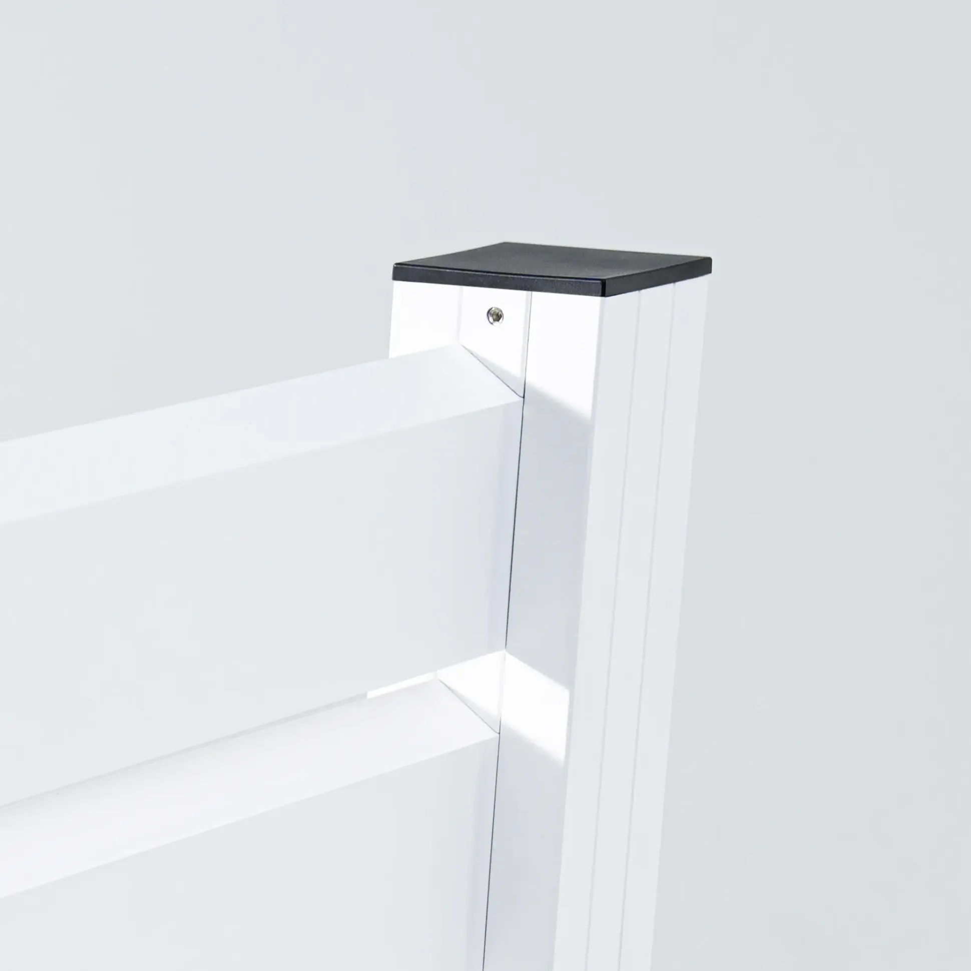 Ambiente Alu-Zaun Erweiterungsset Rhombus MAXI 187 x 244,2 cm weiß