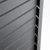 Ambiente Alu-Zaun Erweiterungsset Rhombus MINI 187 x 184,2 cm grau