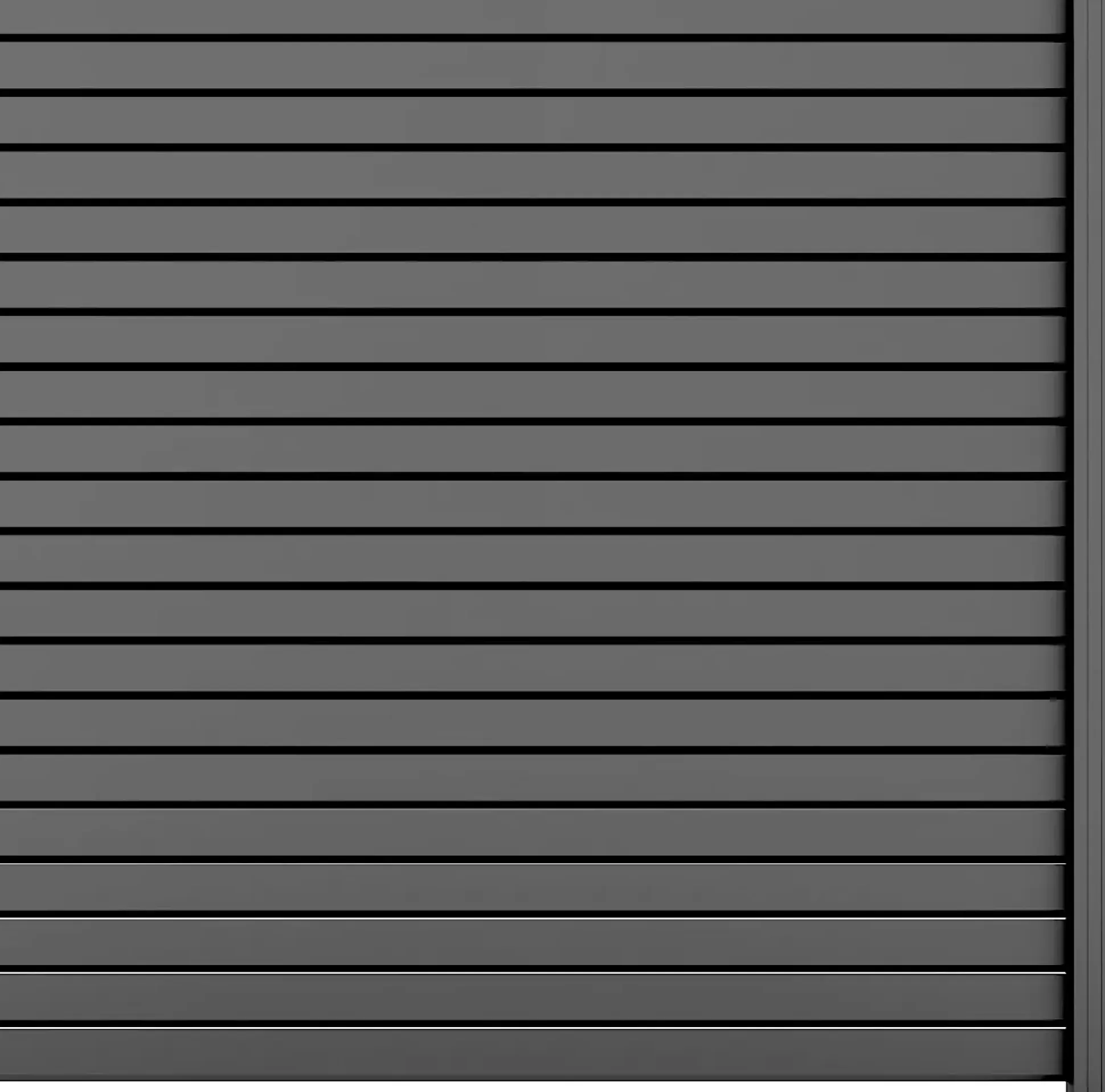 Ambiente Alu-Zaun Erweiterungsset Rhombus MINI 187 x 184,2 cm grau