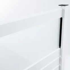 Ambiente Alu-Zaun Erweiterungsset Rhombus MINI 187 x 184,2 cm weiß