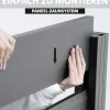 Ambiente Alu-Zaun Erweiterungsset Paneel 150 grau 187 x 184,2 cm