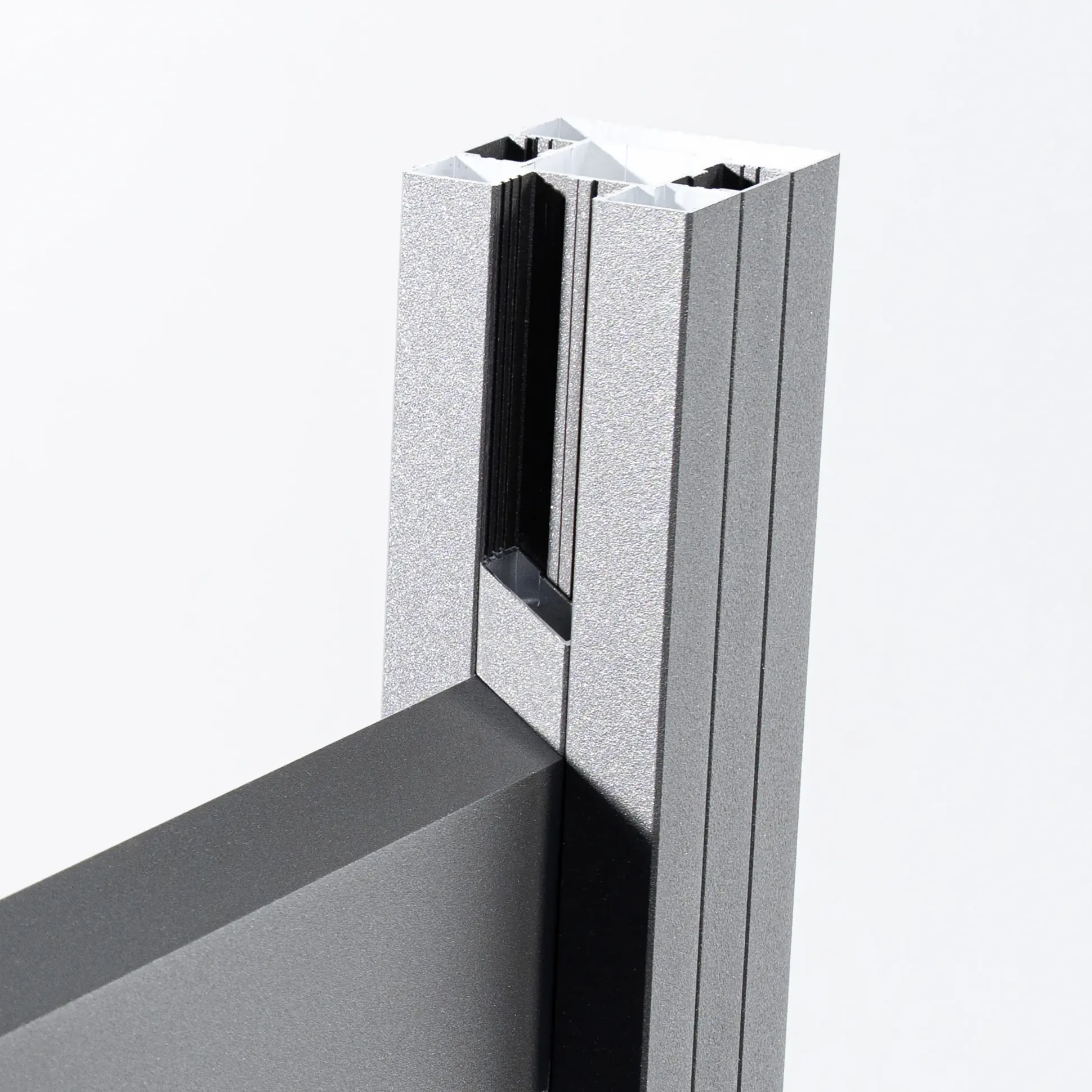 Ambiente Alu-Zaun Erweiterungsset Rhombus MAXI 187 x 184,2 cm grau