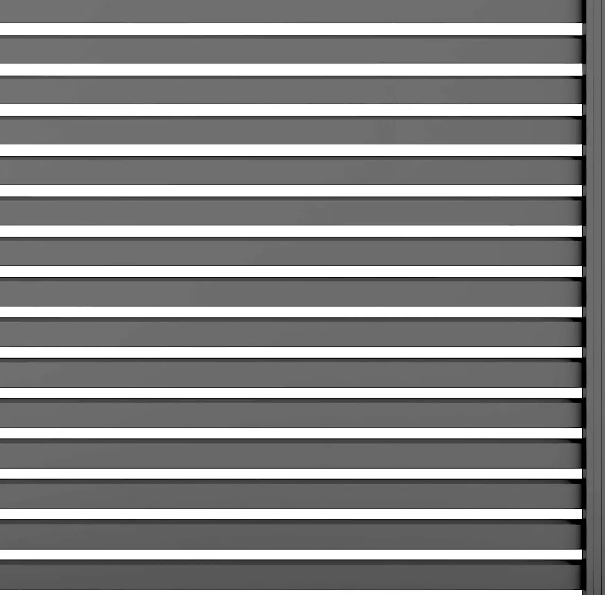 Ambiente Alu-Zaun Erweiterungsset Rhombus MAXI 187 x 184,2 cm grau