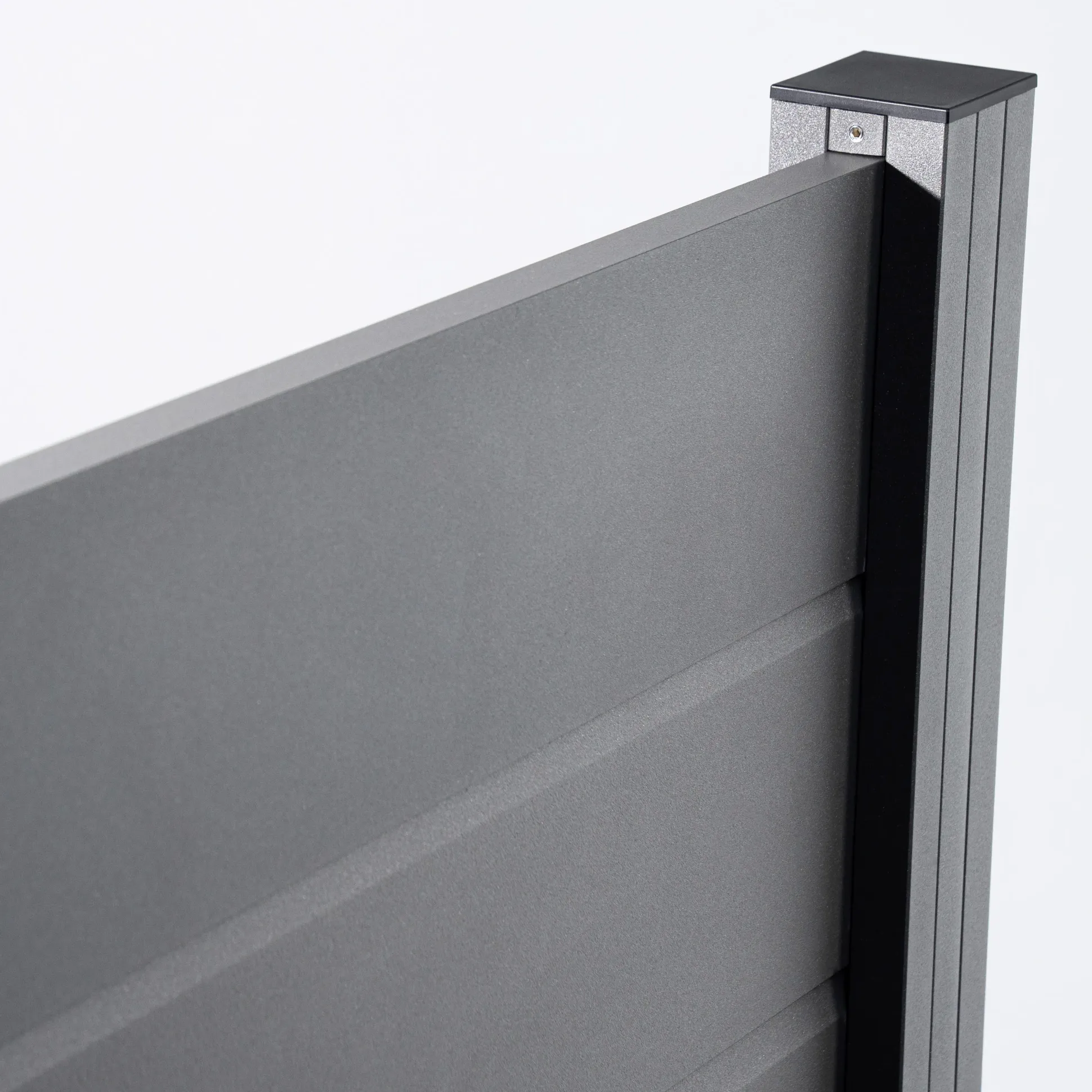 Ambiente Alu-Zaun Erweiterungsset Paneel 150 grau 187 x 124,2 cm