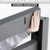 Ambiente Alu-Zaun Erweiterungsset Rhombus MAXI 187 x 244,2 cm grau