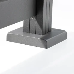 Ambiente Alu-Zaun Erweiterungsset Rhombus MAXI 187 x 244,2 cm grau
