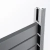 Ambiente Alu-Zaun Erweiterungsset Rhombus MINI 187 x 244,2 cm grau
