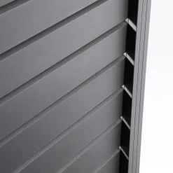 Ambiente Alu-Zaun Erweiterungsset Rhombus MINI 187 x 244,2 cm grau