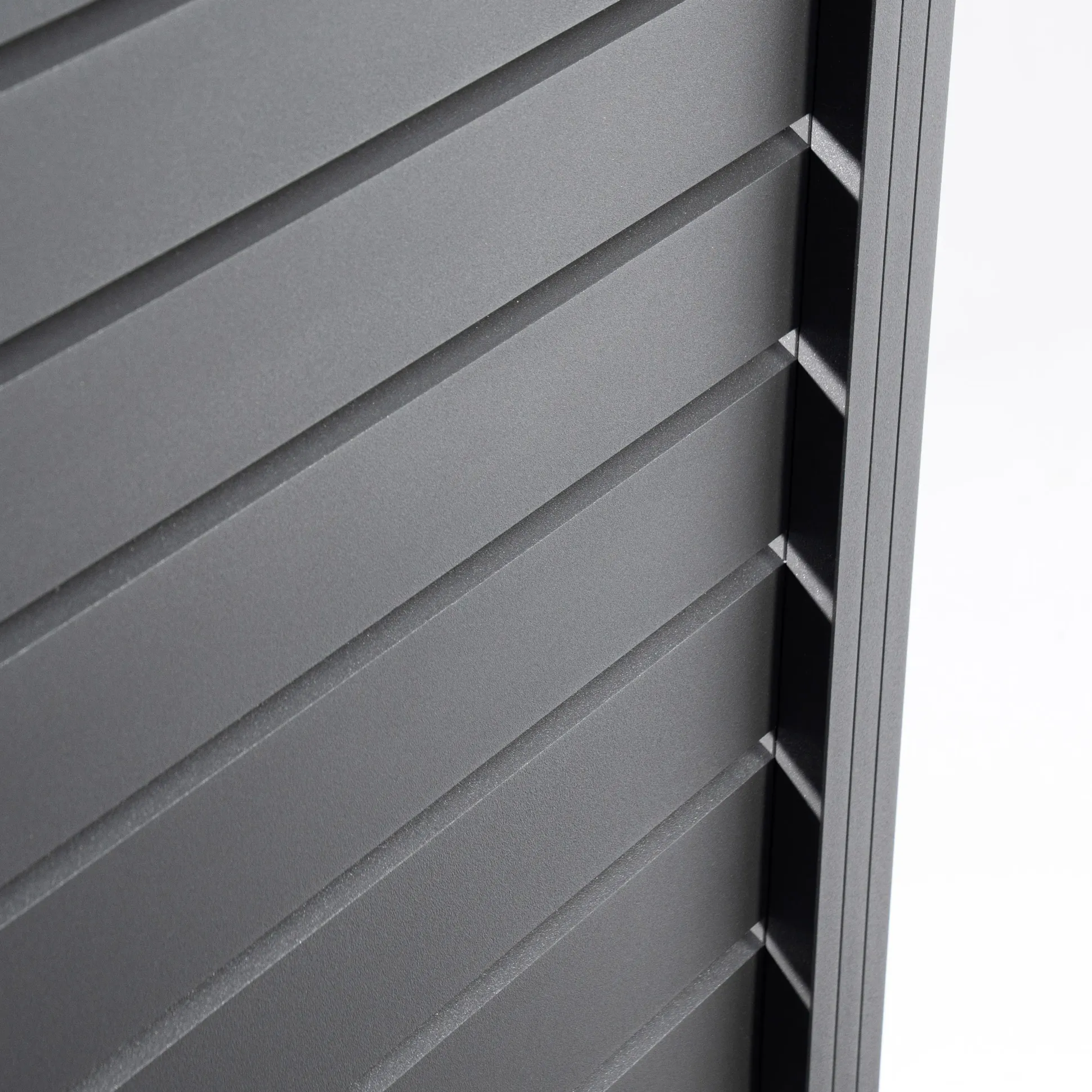 Ambiente Alu-Zaun Erweiterungsset Rhombus MINI 187 x 244,2 cm grau
