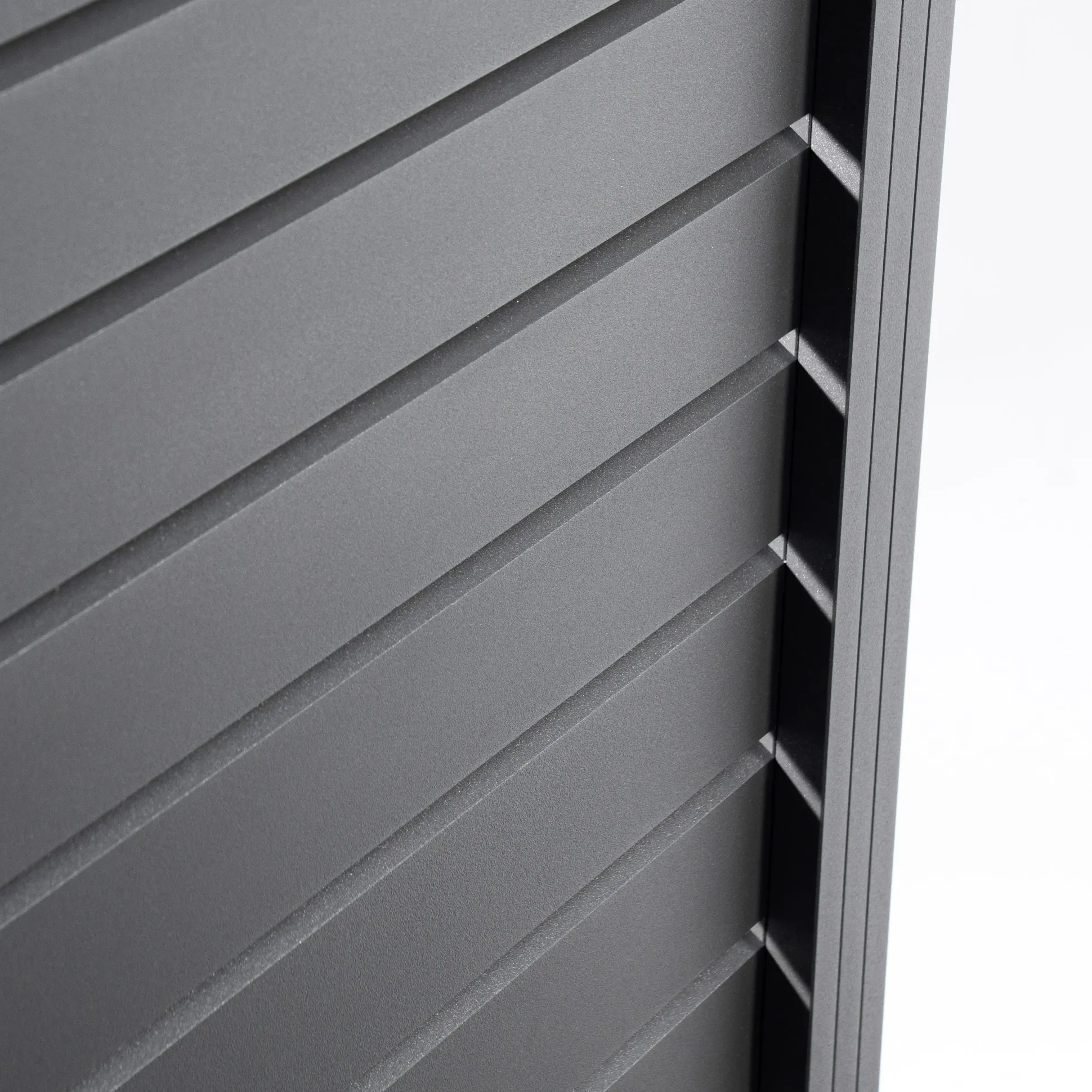 Ambiente Alu-Zaun Erweiterungsset Rhombus MINI 187 x 124,2 cm grau