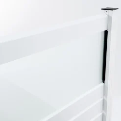 Ambiente Alu-Zaun Erweiterungsset Rhombus MINI 187 x 124,2 cm weiß