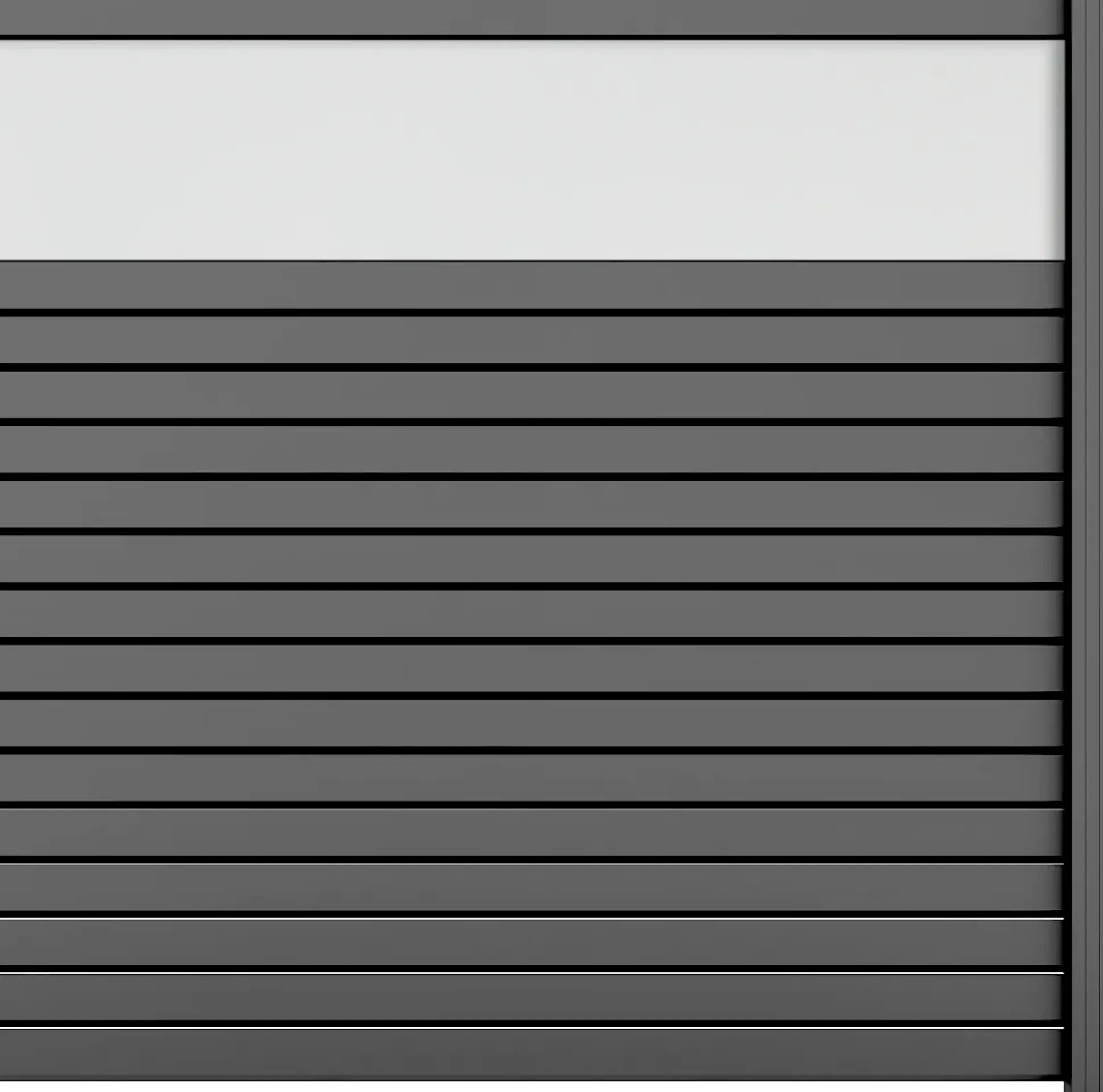 Ambiente Alu-Zaun Erweiterungsset Rhombus MINI 187 x 184,2 cm grau