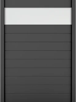 Ambiente Alu-Zaun Grundset Paneel 150 anthrazit 187 x 124,2 cm
