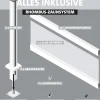 Ambiente Alu-Zaun Grundset Rhombus MINI 187 x 124,2 cm anthrazit