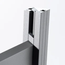 Ambiente Alu-Zaun Grundset Rhombus MAXI 187 x 124,2 cm grau