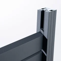 Ambiente Alu-Zaun Grundset Rhombus MINI 187 x 244,2 cm anthrazit