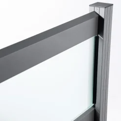 Ambiente Alu-Zaun Grundset Rhombus MINI 187 x 184,2 cm grau