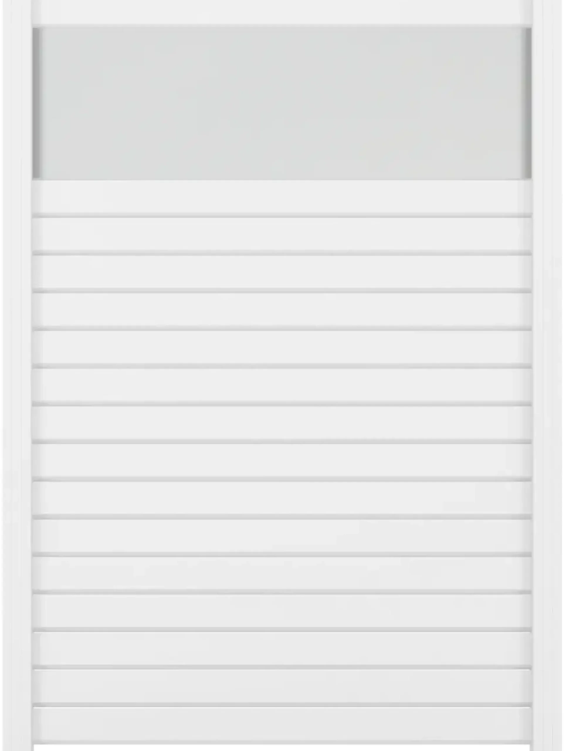 Ambiente Alu-Zaun Grundset Rhombus MINI 187 x 124,2 cm weiß
