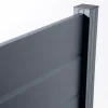 Ambiente Alu-Zaun Grundset Paneel 150 anthrazit 187 x 184,2 cm