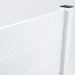 Ambiente Alu-Zaun Grundset Paneel 150 weiß 187 x 244,2 cm