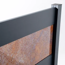 Ambiente Alu-Zaun Grundset Paneel 150 anthrazit 187 x 184,2 cm