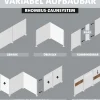 Ambiente Alu-Zaun Grundset Rhombus MINI 187 x 124,2 cm anthrazit