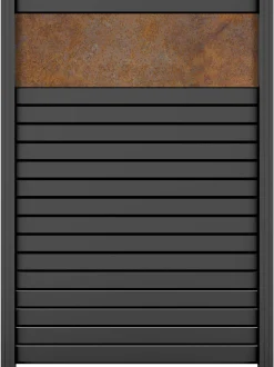 Ambiente Alu-Zaun Grundset Rhombus MINI 187 x 124,2 cm anthrazit
