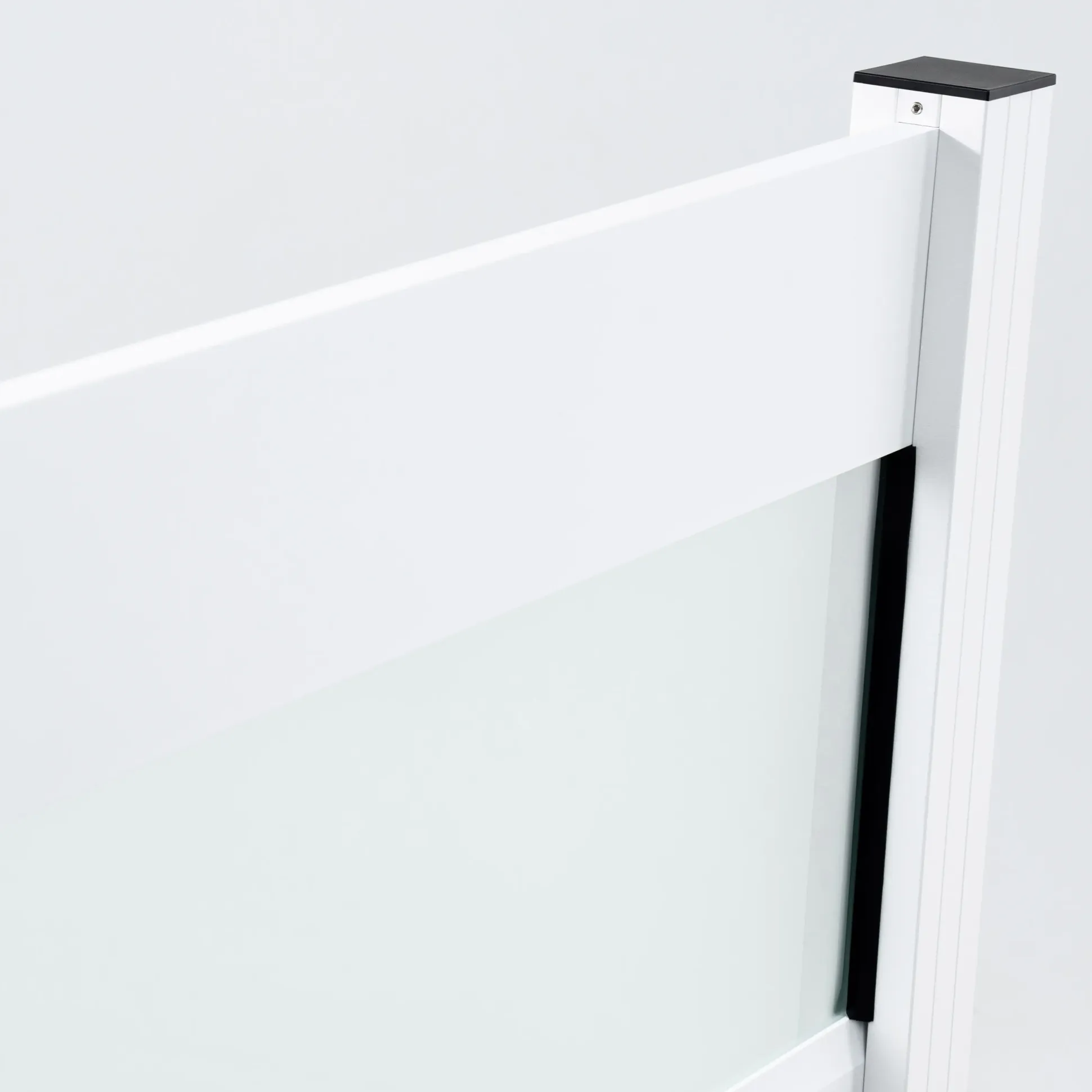 Ambiente Alu-Zaun Grundset Paneel 150 weiß 187 x 124,2 cm