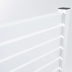 Ambiente Alu-Zaun Grundset Rhombus MINI 187 x 244,2 cm weiß