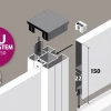 Ambiente Alu-Zaun Paneel 150 B x H: 120 cm x 120 cm, 22 mm stark