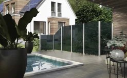 Ambiente Glaszaun Dekor 44/03 103 x 120 cm gehärtetes 8 mm Glas