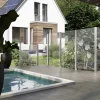 Ambiente Glaszaun Dekor 93 schräg 120 x 180/120 cm gehärtetes 8 mm Glas