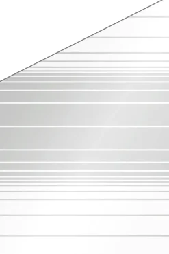 Ambiente Glaszaun Dekor 83 schräg 120 x 120/180 cm gehärtetes 8 mm Glas