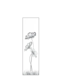Ambiente Glaszaun Dekor 93 51,5 x 180 cm gehärtetes 8 mm Glas
