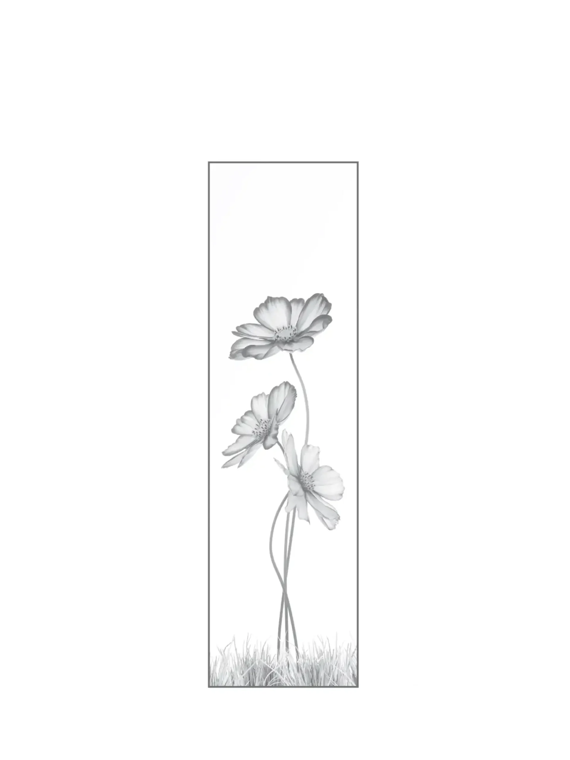 Ambiente Glaszaun Dekor 93 51,5 x 180 cm gehärtetes 8 mm Glas