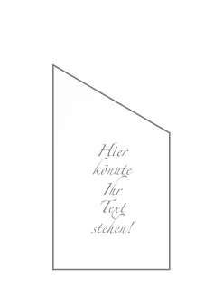Ambiente Glaszaun Dekor Logo schräg 103 x 180/120 cm gehärtetes 8 mm Glas
