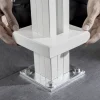 Ambiente Glaszaun Erweiterungsset Klarglas 187 x 107,2 cm mit Motivdruck weiß