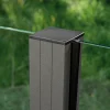 Ambiente Glaszaun Grundset Klarglas 187 x 107,2 cm grau