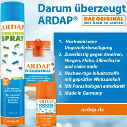 Ardap Pro Ameisen Streumittel 500 g