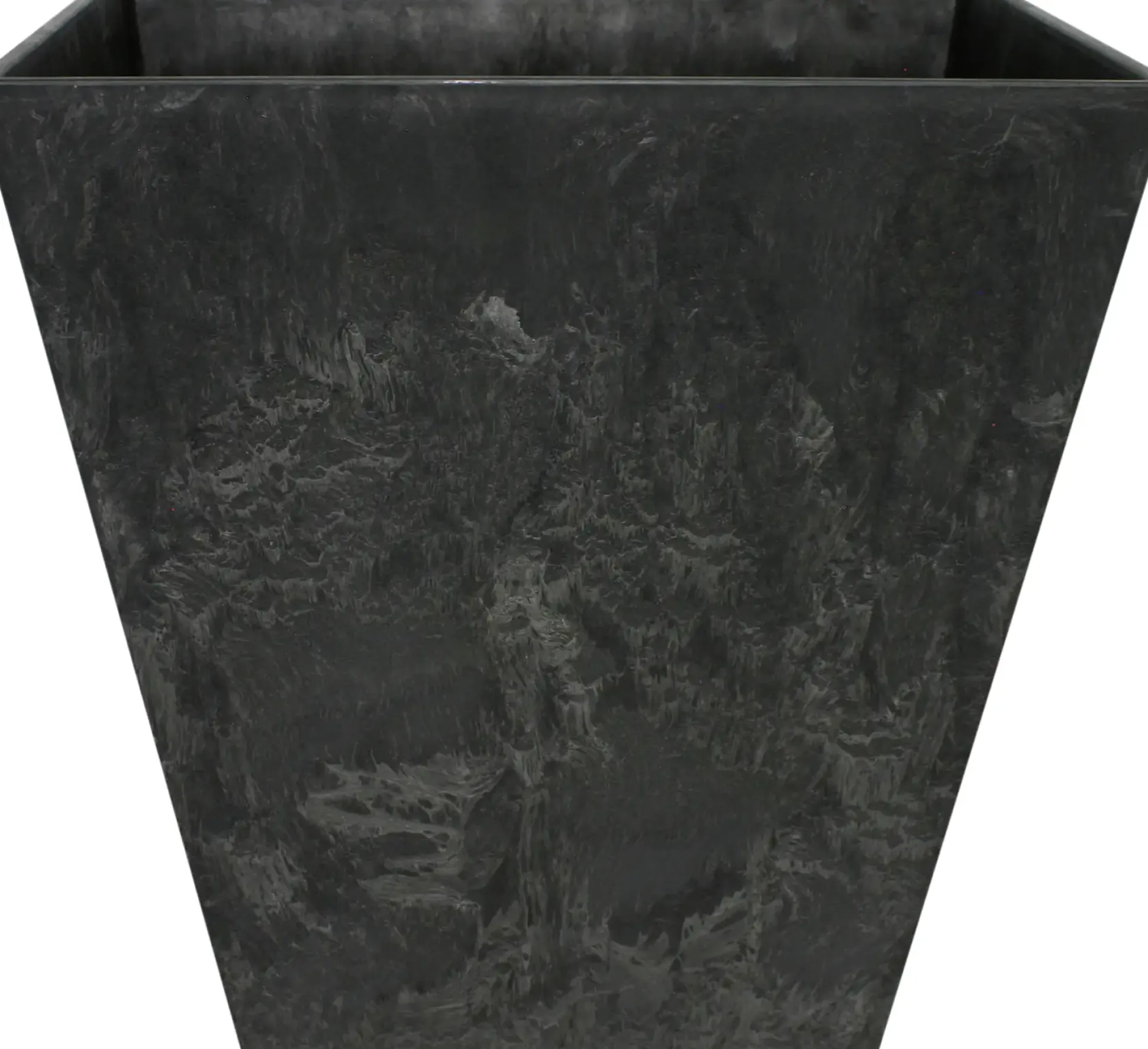 Artstone Topf Ella 35 x 35 x 34 cm schwarz