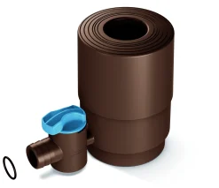 Arves Regensammler mit Hahn dunkelbraun