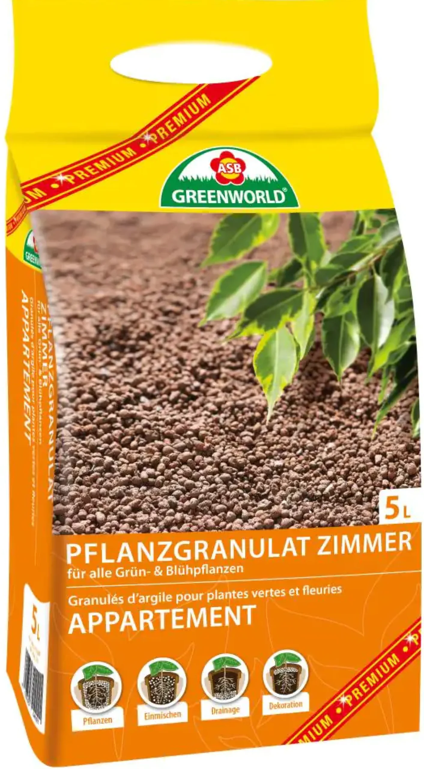 ASB Greenworld Pflanzgranulat 5 L