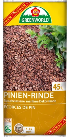 ASB Greenworld Pinienrinde 45L 7-15 mm Körnung, fein