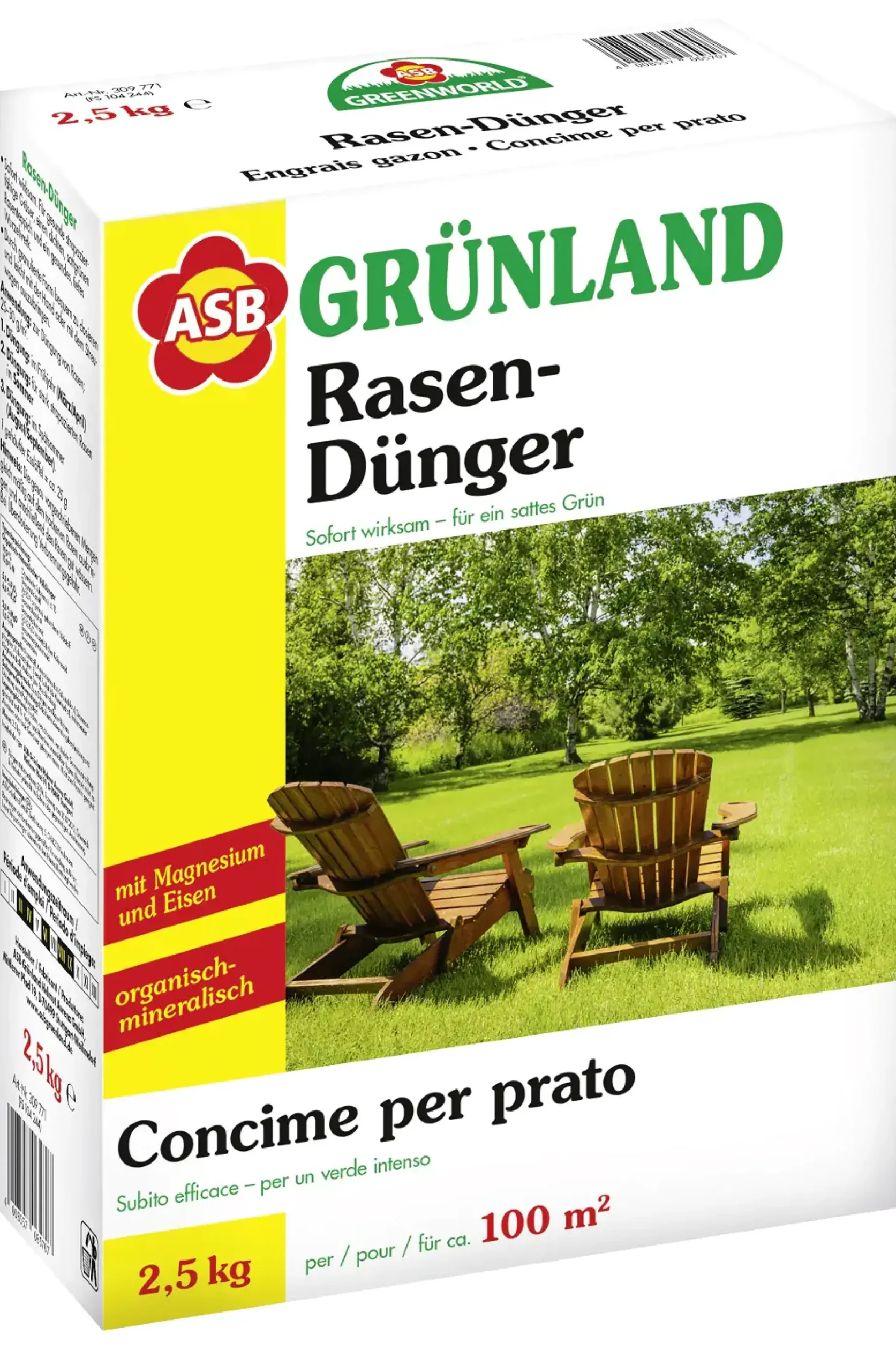 ASB Greenworld Spezial-Rasendünger 2,5 kg