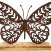 Badeko Dekofigur Schmetterling 32 cm rostbraun